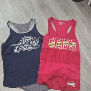 NBA Cleveland Cavaliers Tank Tops - Red and Navy